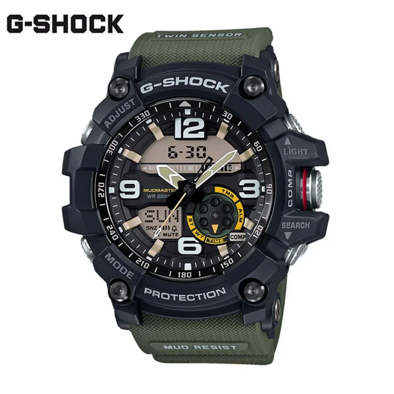 G-SHOCK-Relógio impermeável e à prova de choque para homens, relógio esportivo multifuncional, relógio de moda, série GG1000