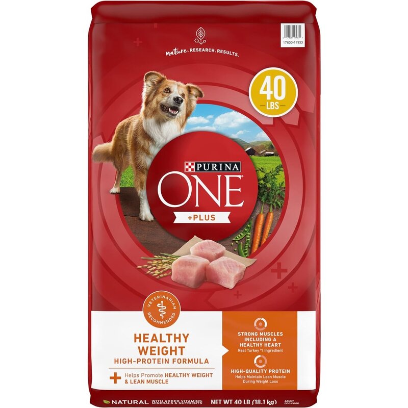 Собачья смесь с высоким содержанием белка для здорового питания, сухая формула, мешок 40 фунтов
