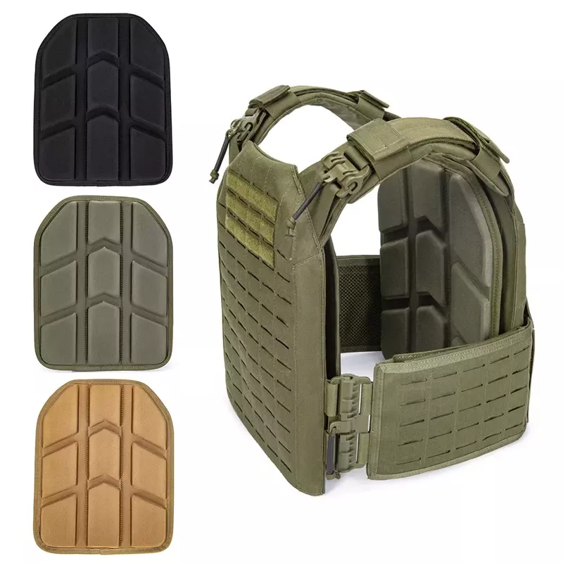 Tactical Vest Removable Molded Pad for Paintball Game Vest Tactical Plate Carrier Army Vest Cushion Vest Shock Plates