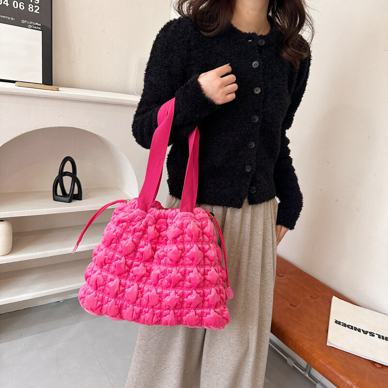 Fashion 9 Colors Corduroy Shoulder Bag Women's Bag Designer Handbag 2023 New Brand Female Shopper Large Top Handle Tote Bag Sac