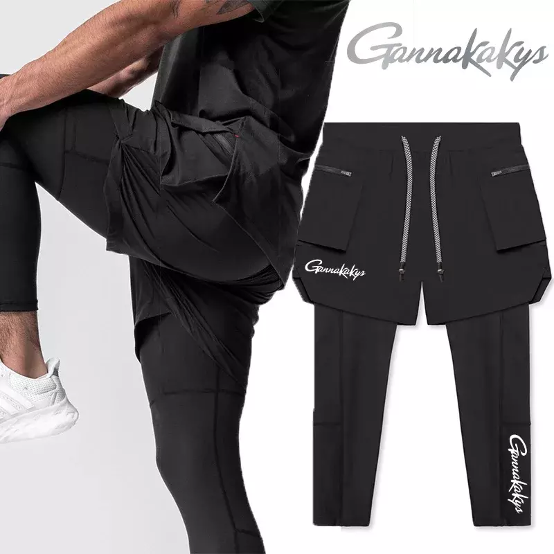2024 letnie spodnie wędkarskie męskie elastyczne szybkoschnące spodnie pochłaniające wilgoć Fitness oddychające spodnie rowerowe do biegania