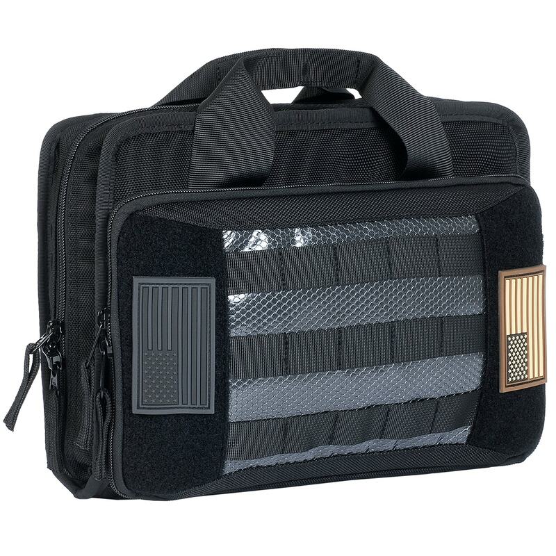سلسلة متخصصة مسدس مجموعة حقيبة ، التكتيكية مزدوجة مسدس حقيبة لتخزين مسدس ، ذخيرة بندقية حمل حقيبة مع مسدس تحديد متعة