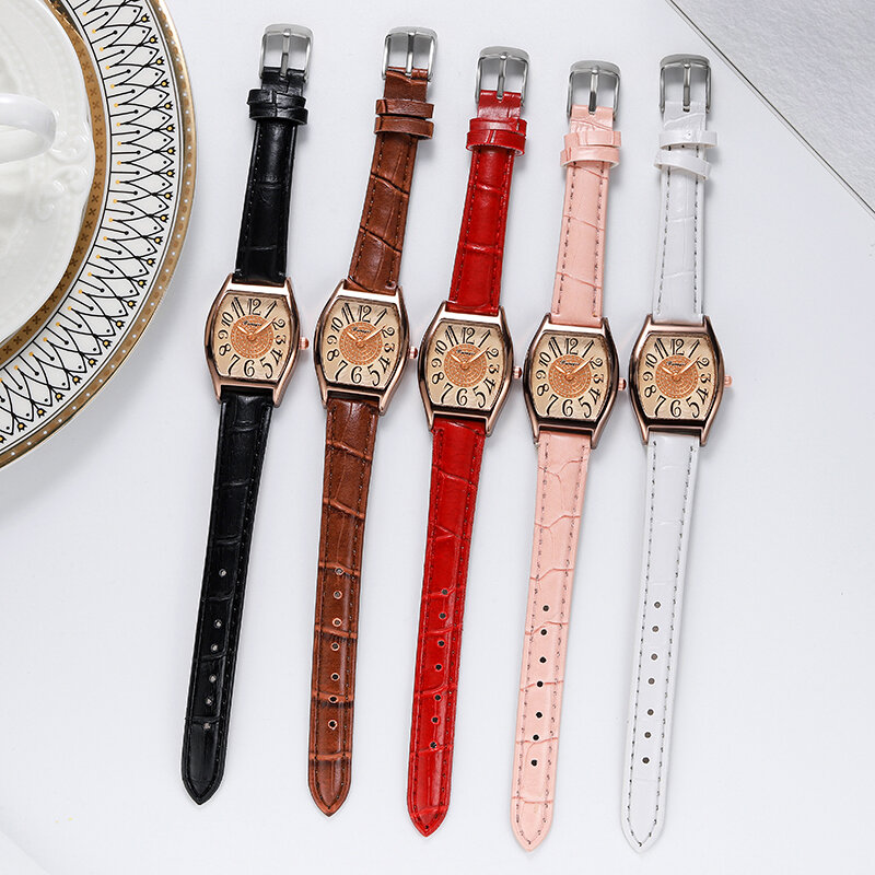 2022 Foreign trade tan digital flash quartz Watch Ladies Gift Birthday wristwatch18
