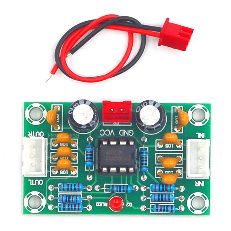 XH-A902 NE5532 Operational Amplifier Voltage Power Amplifier Front Board Ne5532 Tone Board Preamplifier 5 Times Wide Module