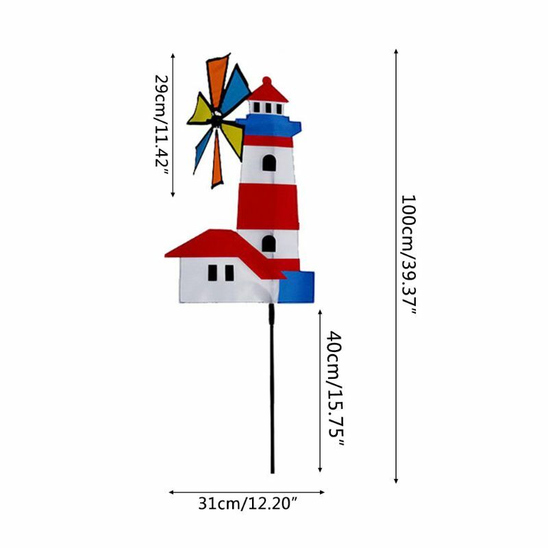 127D 3D дом ветряная мельница ветровая вертушка вертушка двор садовый декор открытый класс