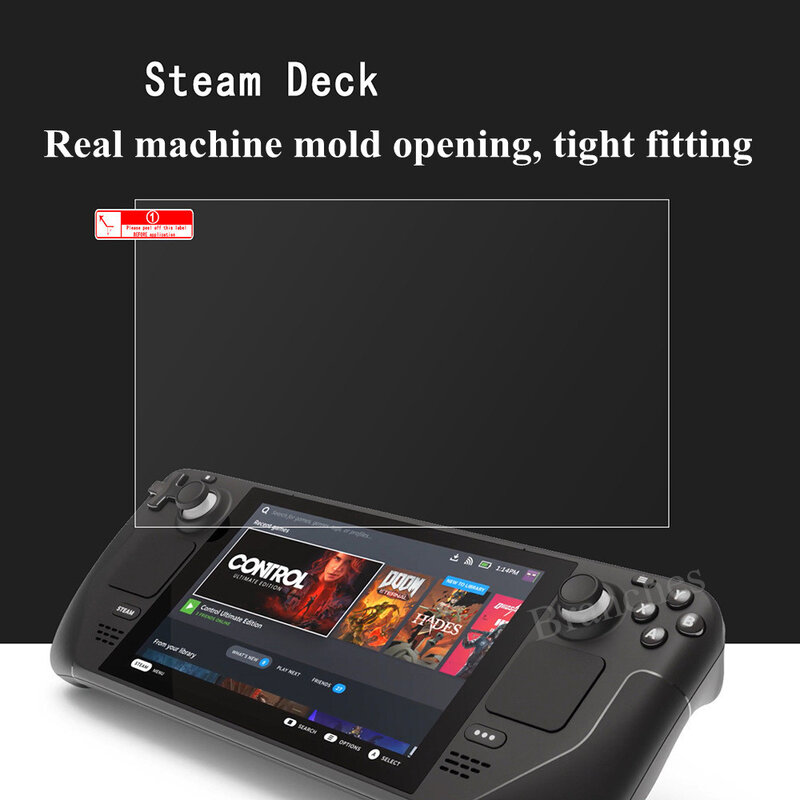 HD закаленное стекло для Steam Deck, защита экрана, защитная пленка 2022 SD консоль 1 2 3 шт.