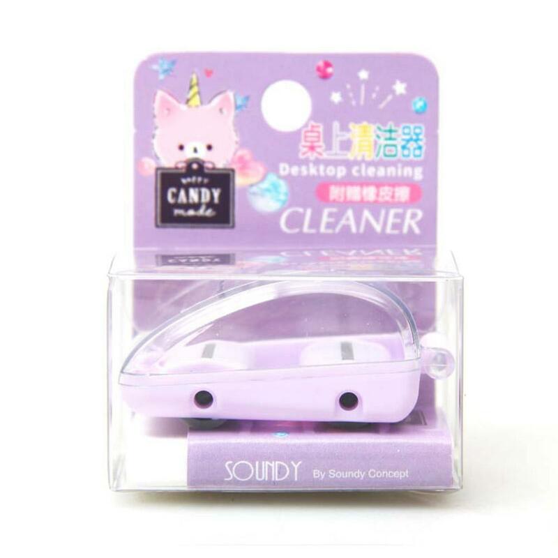 Creatieve Mini Gum Stofzuiger Draagbare Desktop Cleaner Met Schattige Gum Voor Studenten Offiice School Kawaii Briefpapier G6a8