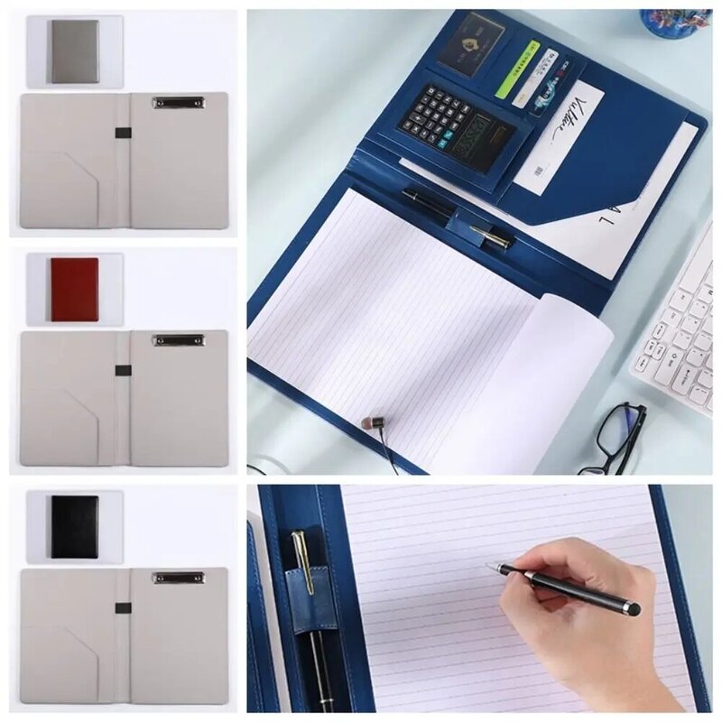A4 File Folder for Business Writing, Memo Clipboard Manager, Writing Tablet, Signature Board, Paper Organizer, Menu Folder
