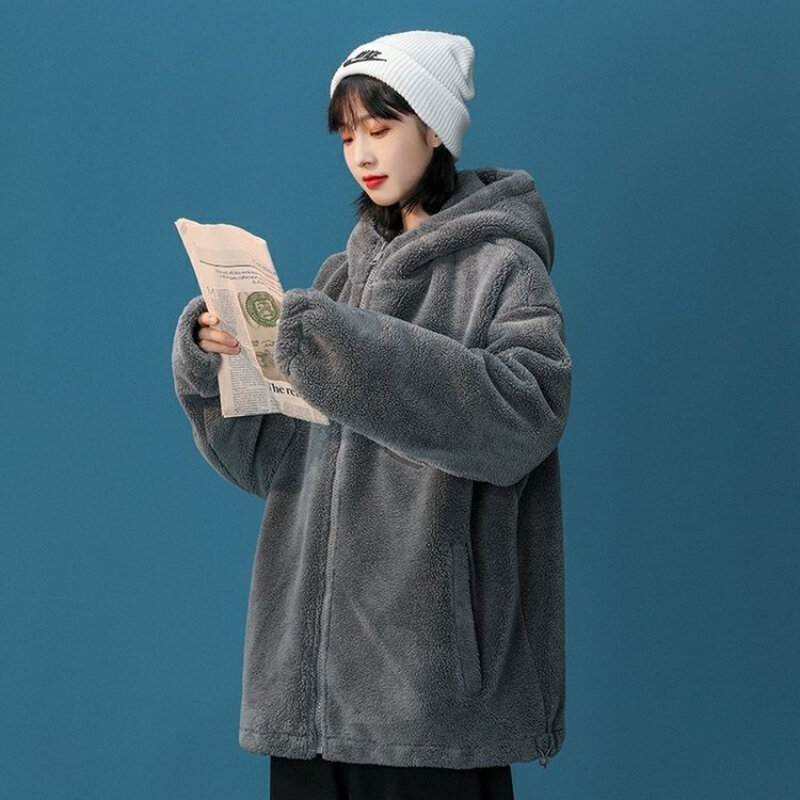 Парки женские зимние плотные теплые женские пальто в Корейском стиле Харадзюку универсальная уличная одежда с длинным рукавом Новинка шикарные повседневные для студентов