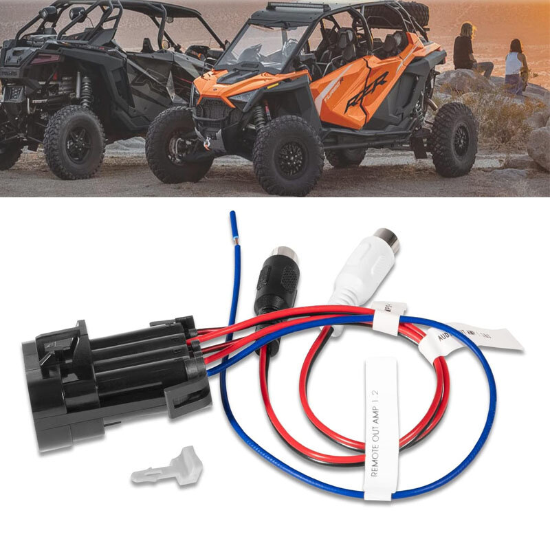 Saddle Tramp Audio Adapter Line Fits For Polaris RZR, Ranger and General with Ride Command 7” Display