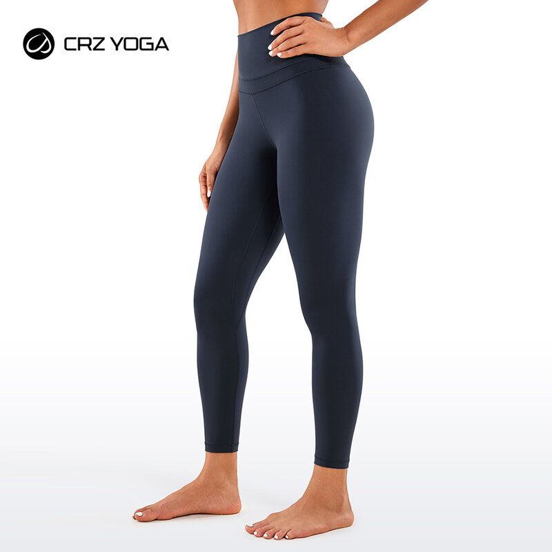 Leggings YOGA da donna CRZ Yoga sensazione nuda I pantaloni da allenamento stretti a vita alta-25 pollici
