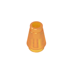 Pièces MOC modèle GDS-606 cône de nez petit 1x1 compatible avec lego 4589 6188 59900 64288 jouets pour enfants assemblage blocs de construction