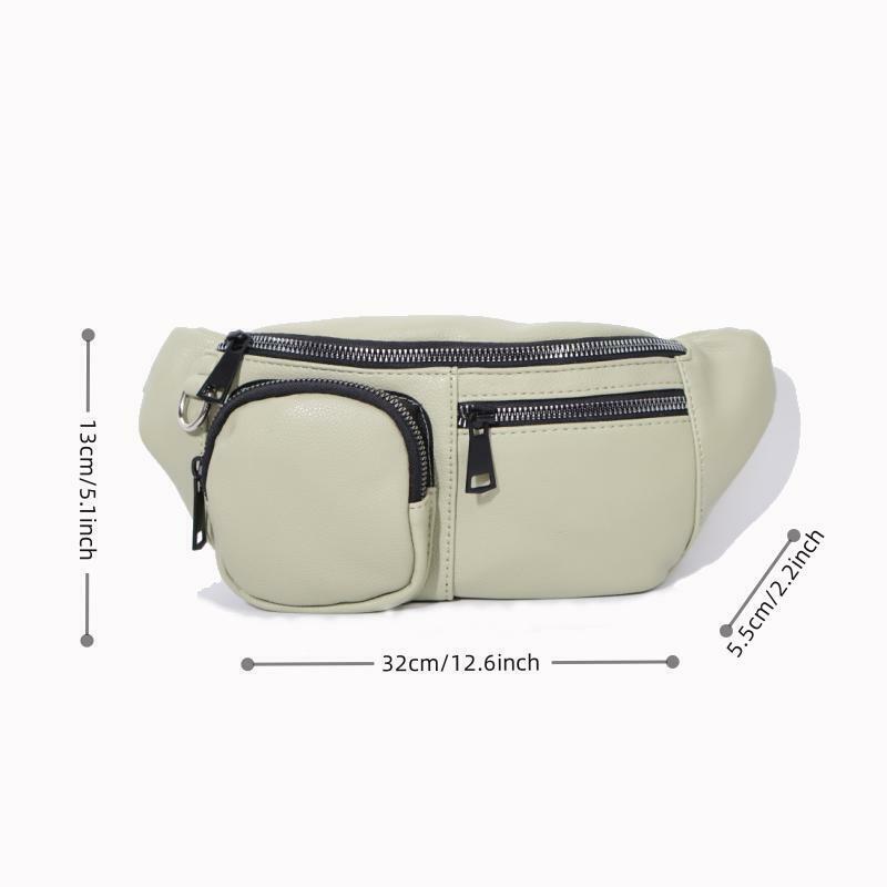 Riñoneras impermeables con bolsillo ajustable para mujer, bolso de pecho informal a la moda, bolso de viaje deportivo Unisex