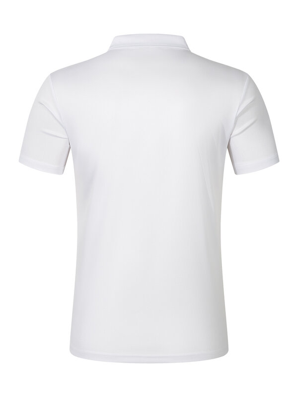 Koszulka Polo oddychające guziki Casual poliestrowe krótkie aplikacje koszulki Polo ze stratą