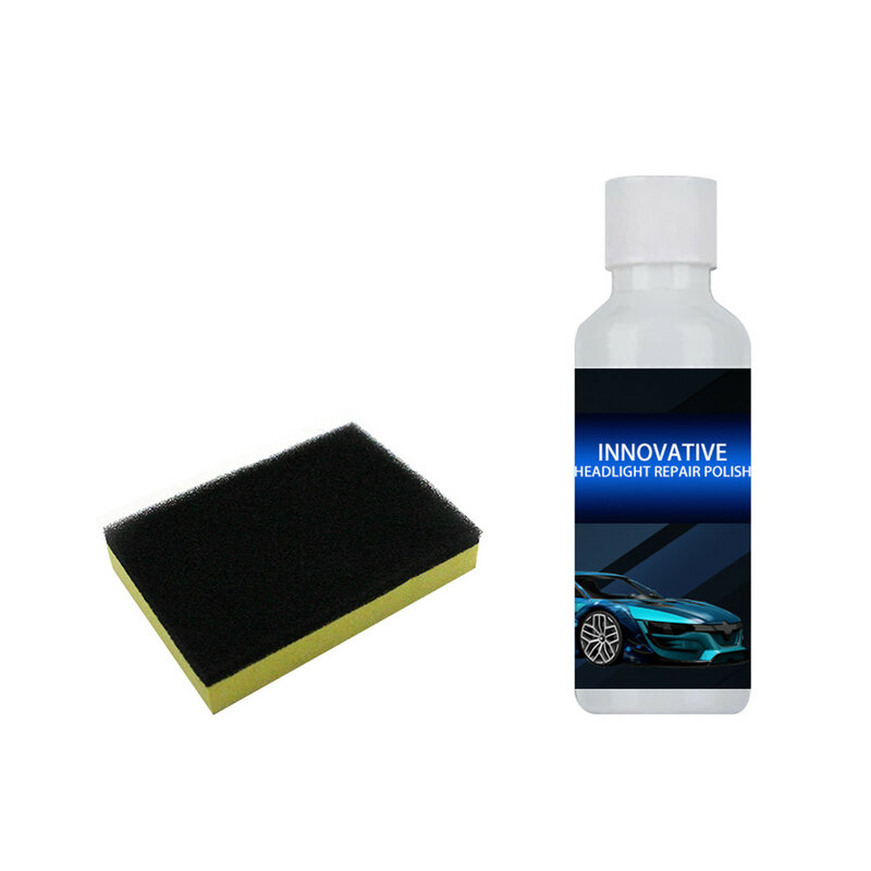 자동차 헤드라이트 수리 액체, UV 보호, 자동차 헤드라이트 광택 재생제, 쉽게 선명도 복원, 50ml