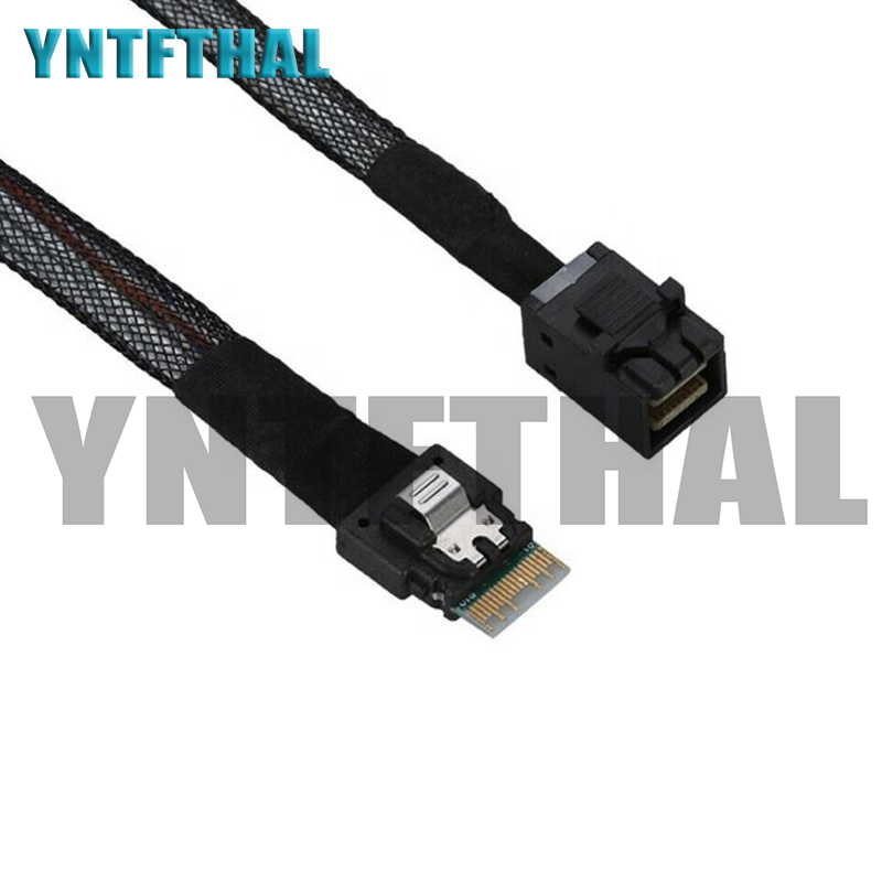 Mini SFF-8087 с прямым углом SAS кабель объединительной платы R520 F7VTC