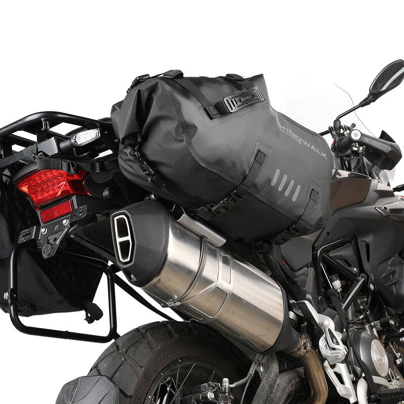 Rhinowalk-오토바이 배기 파이프 보호대, 열 차단 커버, 범용 모터 가드 화상 방지 커버 액세서리, 1 개 또는 2 개