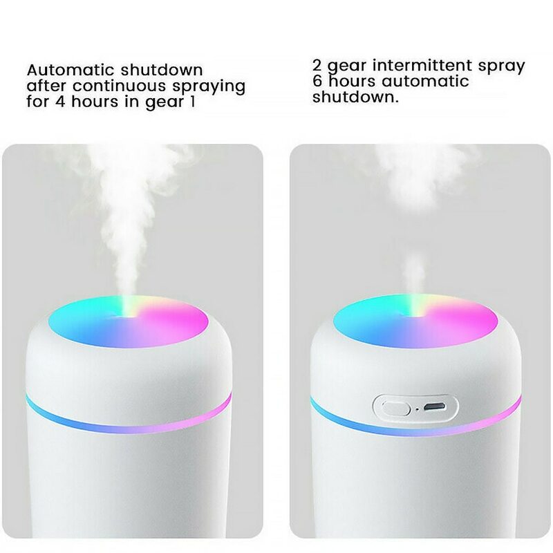 Mini humidificador de aire portátil para coche, difusor de aceite esencial de aromaterapia, pulverizador, fabricante de niebla, nebulizador de Aroma, juego de humidificador para el hogar