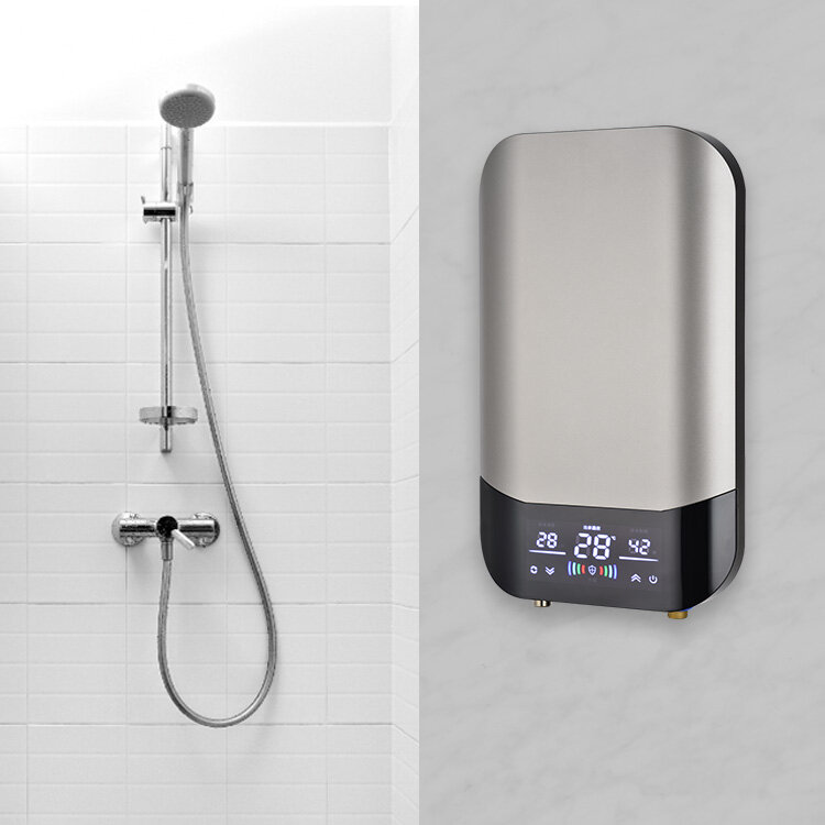 Calentador de agua eléctrico de fábrica profesional, calefactor montado en la pared, Italia, Ecosmart, ducha de baño, sin depósito