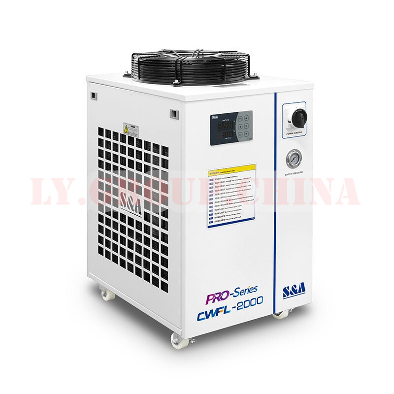 Fiber Laser Metal Marking Machine Use Chiller 3.38KW CWFL-2000BNS/CWFL-1000BN Air Cooled Water Cool Chilling Equipment 220V 110V