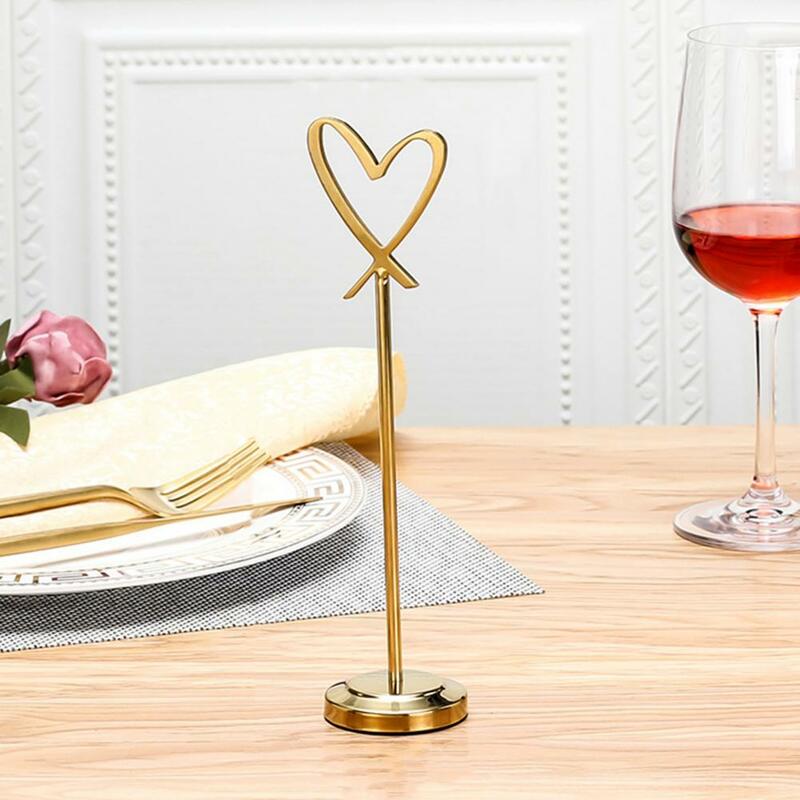 Stainless Steel Seat Card Holder Hotel Restaurant Buffet Menu Clip Wedding Table Name Card Holder Banquet Greeting Card Stand