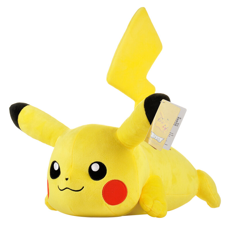 Pokemon ตุ๊กตาหนานุ่มแท้ตุ๊กตา Pikachu Charizard นุ่มน่ารักรูปการ์ตูนของเล่นสำหรับเด็กของขวัญ