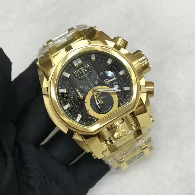 Niepokonany męskie chronograf Wirstwatch niezwyciężony luksusowy zegarek 100% funkcję incicto Reloj De Hombre dla Dropshipping