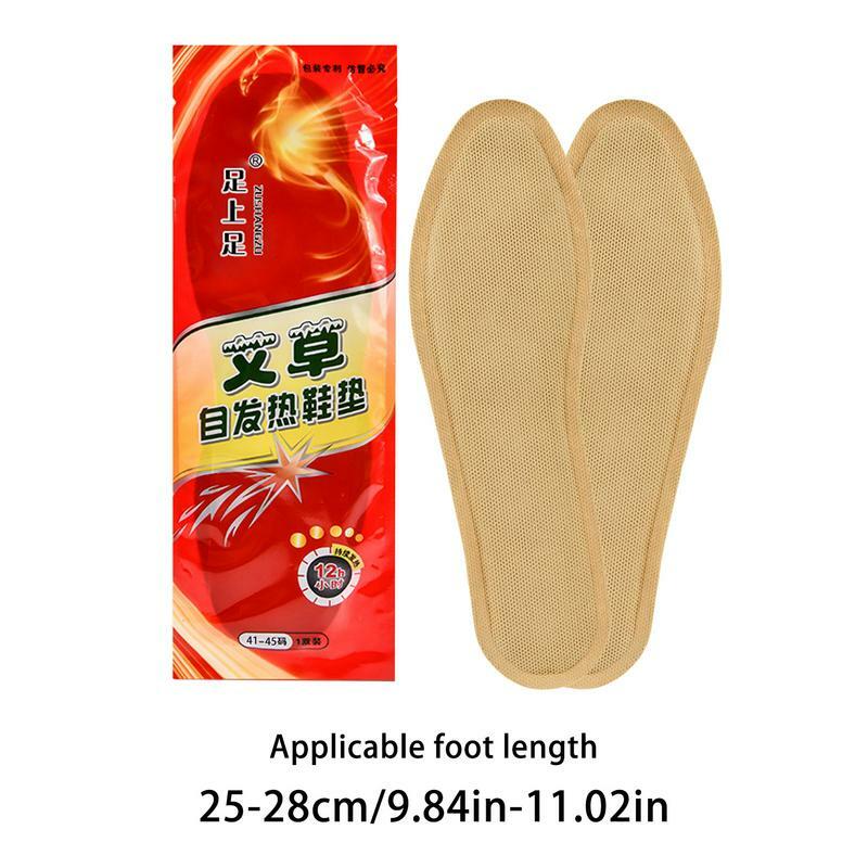 Self-Heating Insoles Shoe Inserts Foot Warmer Rapid Heating Shoe Inner Soles For Hiking Walking Working And Running