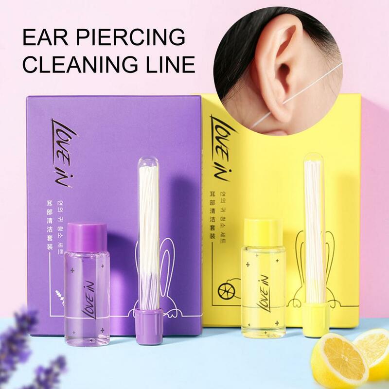 Washi 20 ml/Set-Línea de prevención de piercing de oreja útil, limpiador de piercing de oreja conveniente, fácil de usar para mujer