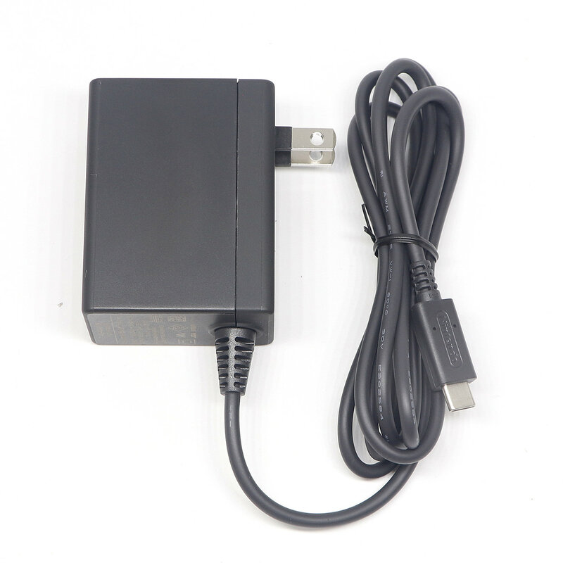 Pengisi daya adaptor daya 100-240v asli untuk NS Switch adaptor daya untuk Nintendo Switch Charging cocok untuk EU UK colokan AS