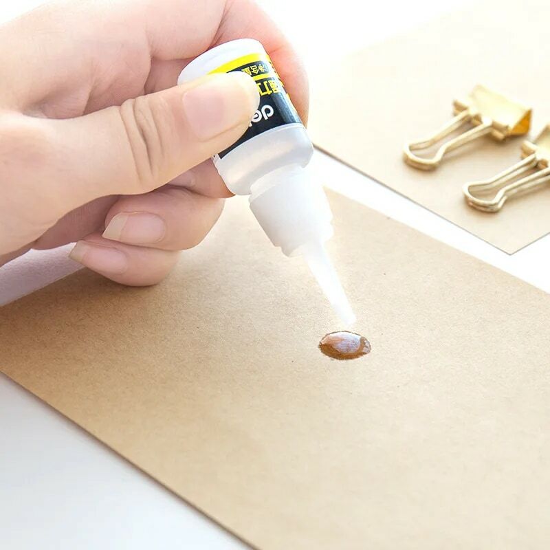 3/6Pcs Instant Quick-drying Cyanoacrylate Adhesive Strong Bond Fast Leather Rubber Metal 8g Office Supplies 502 Super Glue