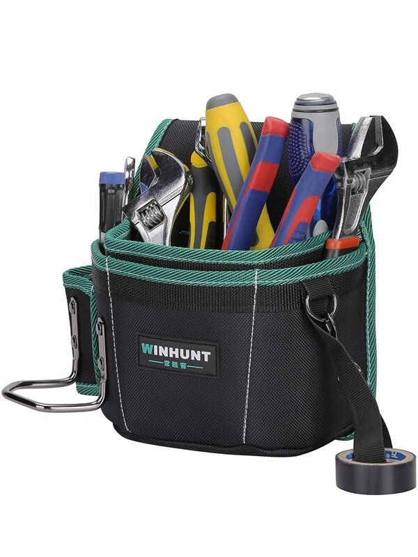 Multi-function Oxford Cloth Storage Waist Toolbag Electrician Portable Bag Slip Pockets Woodworking Sturdy Tool Kit