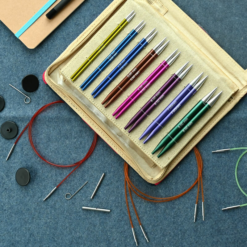 Knitprozing交換可能な丸編み針セット