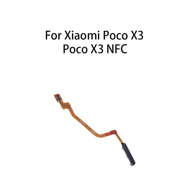 Botón de inicio Sensor de huellas dactilares, Cable flexible para Xiaomi Poco X3 / Poco X3 NFC