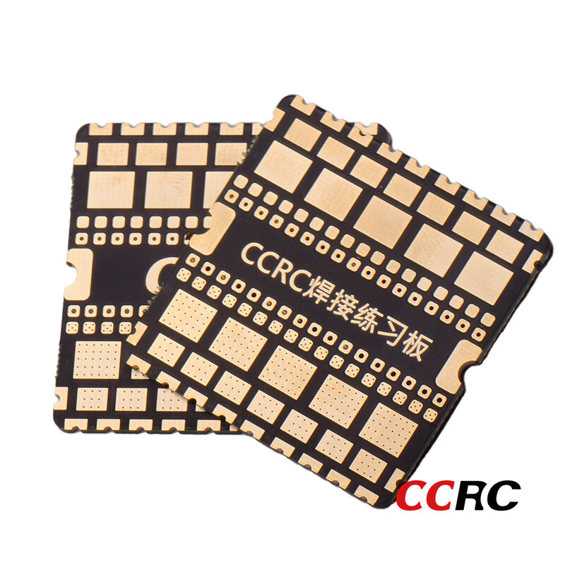 CCRC Soldering Practice Board 40X40X1.6mm for FPV Beginner New Pilots Improving Soldering Level DIY Parts New