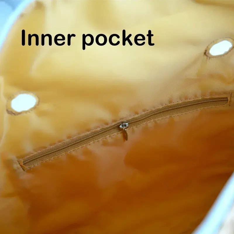 Tanqu กระเป๋าหนังเทียม PU กันน้ำ, กระเป๋าด้านในมีช่องใส่ของพร้อมที่จับสำหรับกระเป๋าขนาดเล็กคลาสสิก