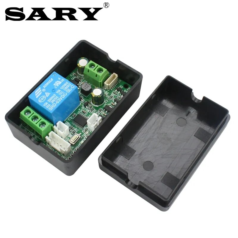 Modulo di riconoscimento delle impronte digitali SARY DC3.5v-15v scheda di controllo accessi per impronte digitali DC12V scheda di controllo della serratura elettrica a bassa potenza