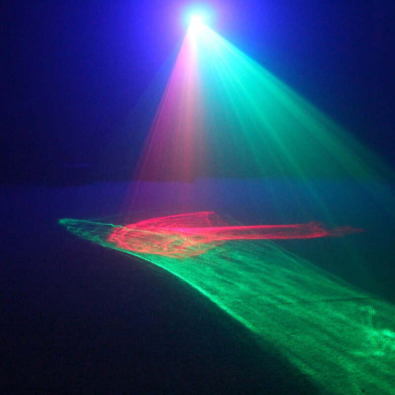 ESHINY R & G Laser sen Aurora 60 wzory projektor światła Disco dla DJ Party RGB listwa LED sala taneczna urodziny efekt sceniczny USB F5N6