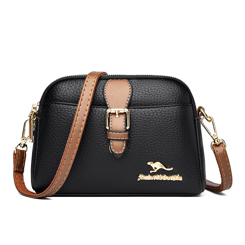 حقيبة كروس صغيرة بكتف واحد للنساء ، محفظة صغيرة ، إحساس كبير ، تصميم فاخر ، موضة كورية ، جديدة