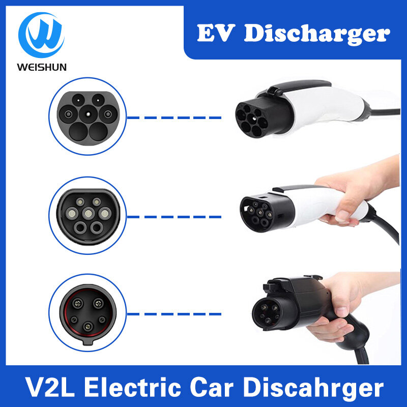 電気自動車用EUソケットプラグ、屋外電源、車はv2l、220v、gbt iq5、mg4、1タイプ1、タイプ2、gbtプラグ、韓国に適しています