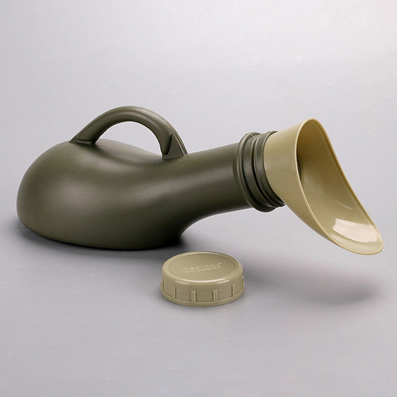 Botol urinoir portabel uniseks, perlengkapan berkemah perjalanan baru dan kualitas tinggi berguna portabel untuk pria dan wanita.