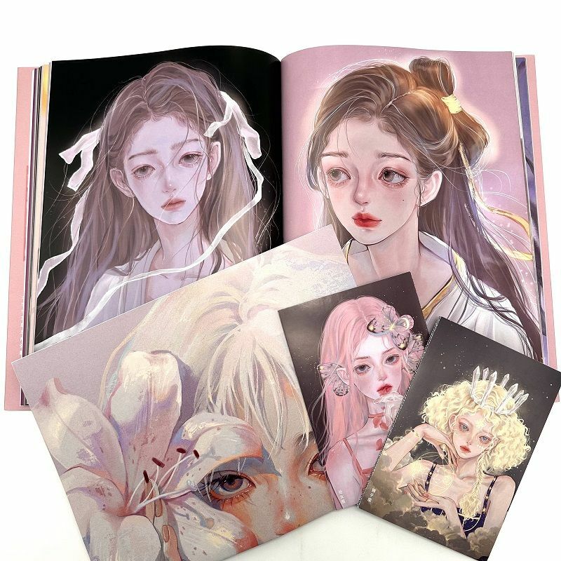Color Star Texture Girl Illustration Illustration Book Personal Work Illustration Collection Work More than 100 Art Book DIFUYA
