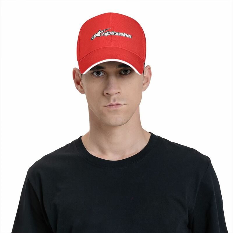 قبعة جولف بشعار نجمة للدراجات النارية للرجال والنساء ، إكسسوارات عتيقة ، قبعة سائقي الشاحنات والسباقات ، أغطية رأس للجولف