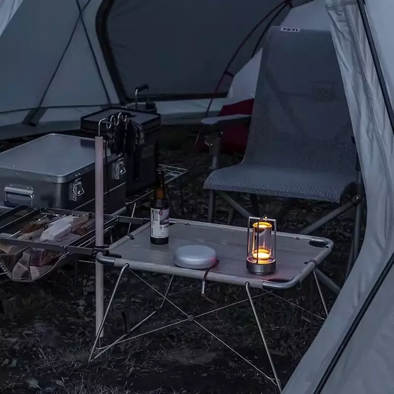 Led Draadloze Tafellamp Industriële Stijl Bureaulampen Outdoor Camping Sfeer Licht Restaurant Creatief Naast Nachtverlichting