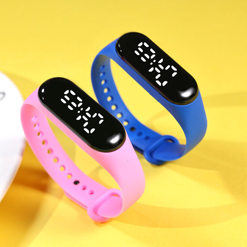 Ragazza digitale impermeabile orologi elettronici donna orologio da uomo Display esterno LED orologi da polso moda sportiva