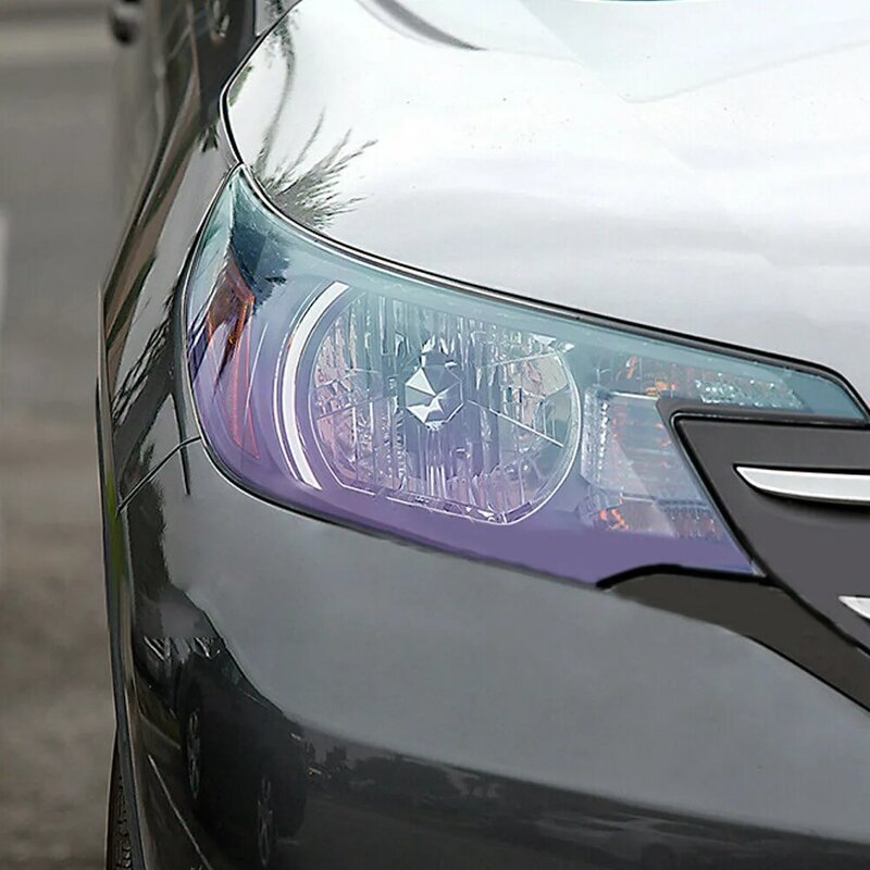 PURPLE-faróis translúcidos filme, Chameleon Car Styling, Auto Taillights, luzes, virou mudar de cor, 12 "x 24" em Car Film Stickers