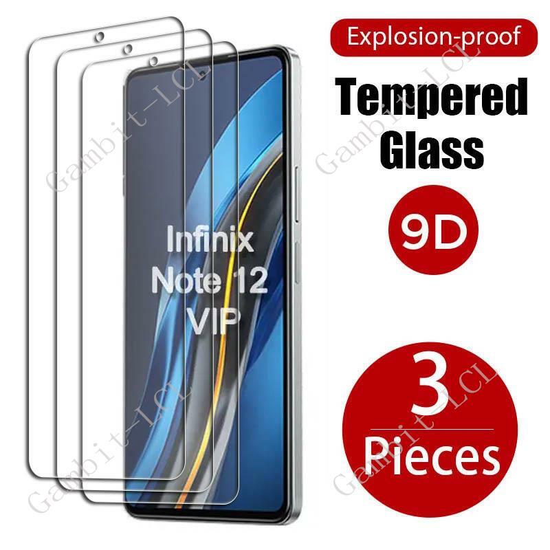 3PCS Tempered Glass For Infinix Note 12 VIP 6.7" InfinixNote12VIP Note12VIP Note12 12VIP X672 Screen Protector Cover Film