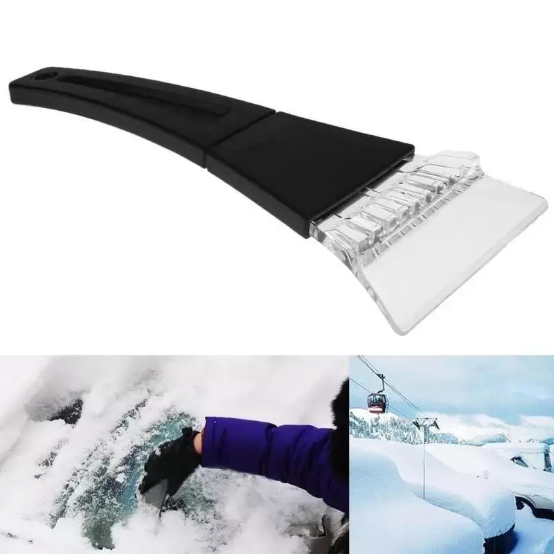 Pala de nieve para vehículo, raspador de nieve duradero, limpieza de parabrisas, accesorios de invierno para coche