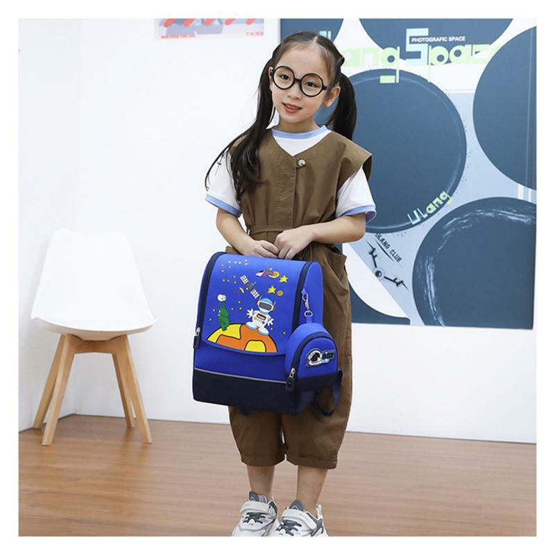 Mochila com isqueiro para crianças, material de alta qualidade, simples moda tendência sacos, saco juvenil, simples schoolbag