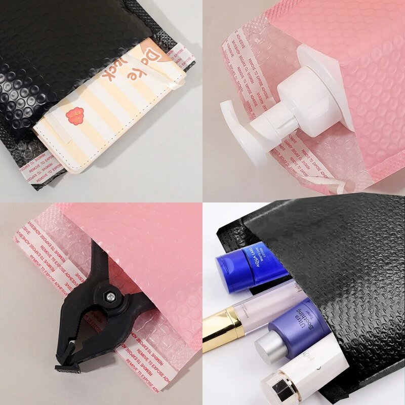 1-50PCS Multifunction Bubble Mailers Waterproof Shockproof Self Adhesive Seal Envelope Packaging Bag Shipping Delivery Pouch
